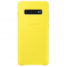 Samsung Leather Cover Yellow pro G975 Galaxy S10+ (EU Blister)